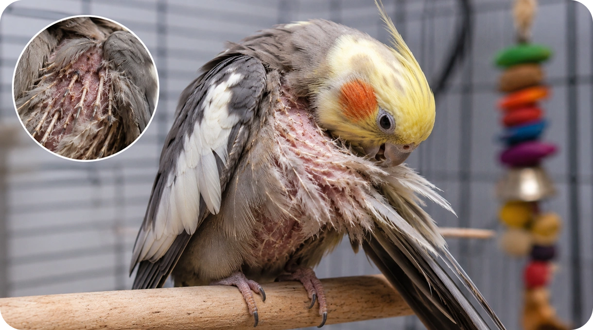 Feather-Chewing / Shredding 